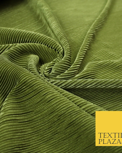 4 COLOURS Mini Micro Pleated Crushed Satin Stretch Fabric Dress Dance Skirt 58"