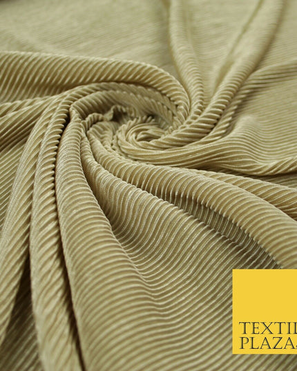 4 COLOURS Mini Micro Pleated Crushed Satin Stretch Fabric Dress Dance Skirt 58"