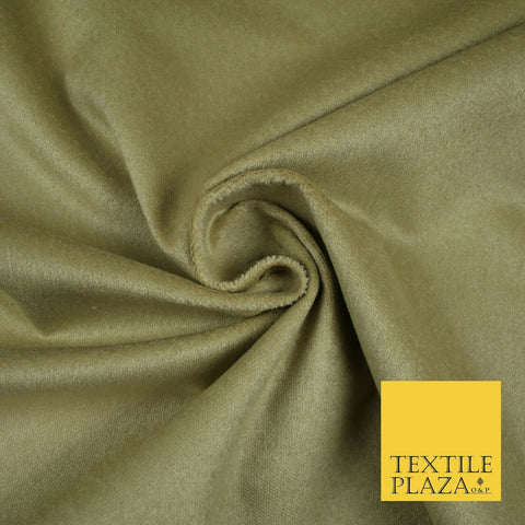 GOLD Canvas Backed 100% COTTON VELVET Fabric Heavy Non Stretch Material 56" 6544