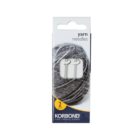 KORBOND 2 Pack Aluminium 7cm & 8cm Yarn Needles Sewing Art Craft Knitting 110228