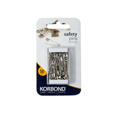 KORBOND 50 Pack Safety Pins Assorted Sizes Sewing Dress Craft 110191