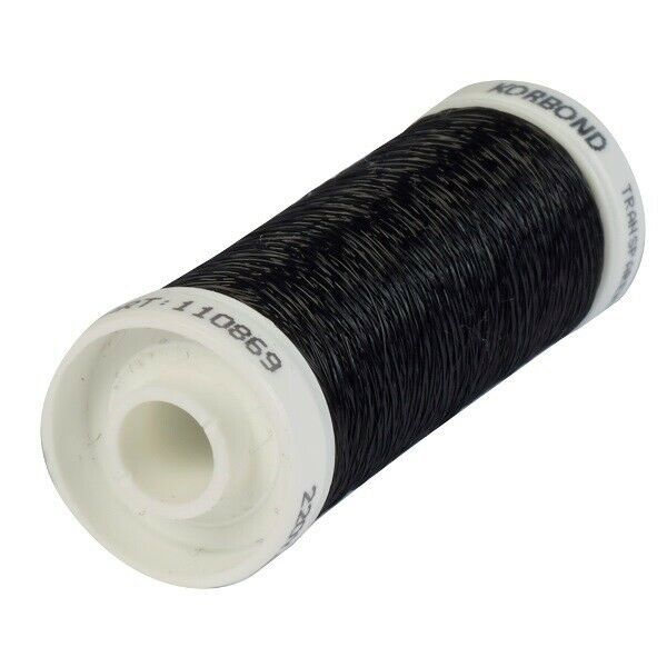 KORBOND 200m Professional BLACK Transparent Thread Clear Invisible Sewing 110869