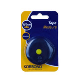 KORBOND Retractable Tape Measure 150cm / 60 Inch Dressmaking Tailoring 190013