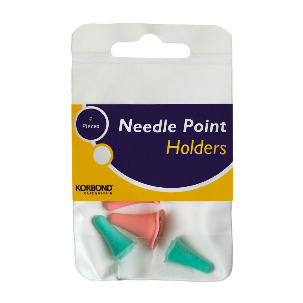 KORBOND 4 Pack Needle Point Holders Protectors Covers Cap Stitch Knitting 180047