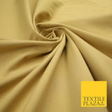 PANAMA CAMEL GOLD Cotton Fabric Cushion Backing Upholstery Uniform Work 58" 7201