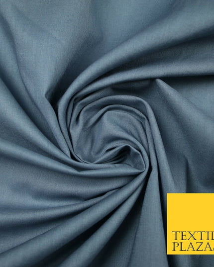 Plain Polycotton Fabric Dress Craft Lining Bunting Poly Cotton - OVER 30 COLOURS