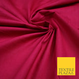 Plain Polycotton Fabric Dress Craft Lining Bunting Poly Cotton - OVER 30 COLOURS
