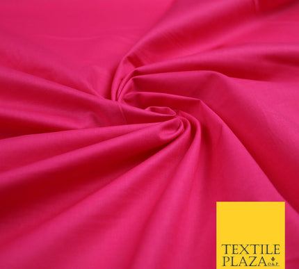 Plain Polycotton Fabric Dress Craft Lining Bunting Poly Cotton - OVER 30 COLOURS