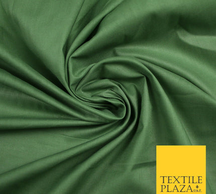 Plain Polycotton Fabric Dress Craft Lining Bunting Poly Cotton - OVER 30 COLOURS