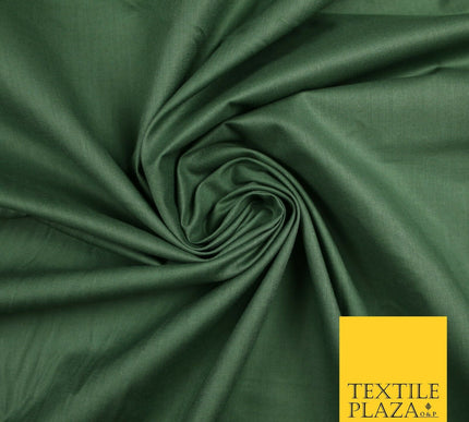 Plain Polycotton Fabric Dress Craft Lining Bunting Poly Cotton - OVER 30 COLOURS