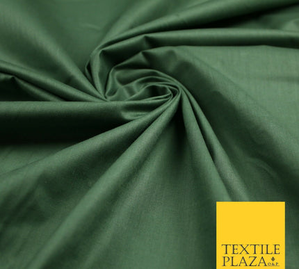 Plain Polycotton Fabric Dress Craft Lining Bunting Poly Cotton - OVER 30 COLOURS