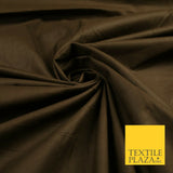Plain Polycotton Fabric Dress Craft Lining Bunting Poly Cotton - OVER 30 COLOURS