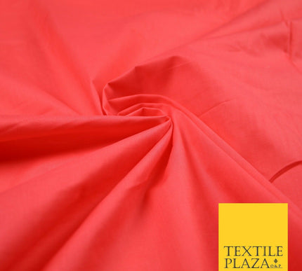 Plain Polycotton Fabric Dress Craft Lining Bunting Poly Cotton - OVER 30 COLOURS