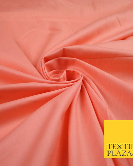 Plain Polycotton Fabric Dress Craft Lining Bunting Poly Cotton - OVER 30 COLOURS