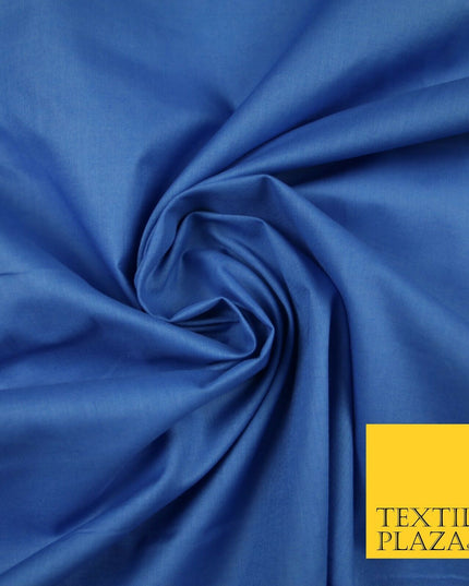 Plain Polycotton Fabric Dress Craft Lining Bunting Poly Cotton - OVER 30 COLOURS