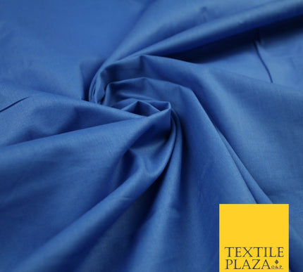Plain Polycotton Fabric Dress Craft Lining Bunting Poly Cotton - OVER 30 COLOURS