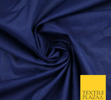 Plain Polycotton Fabric Dress Craft Lining Bunting Poly Cotton - OVER 30 COLOURS