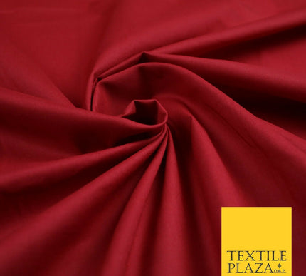 Plain Polycotton Fabric Dress Craft Lining Bunting Poly Cotton - OVER 30 COLOURS