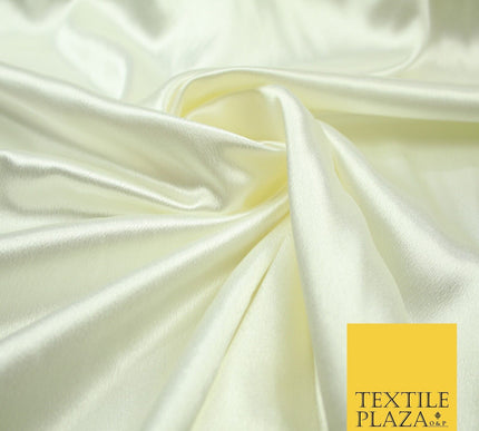 Premium Plain 2 Way Stretch Crepe Back Satin Fabric Material Dress Bridal 58"