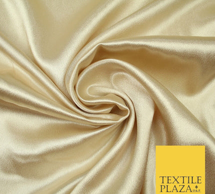 Premium Plain 2 Way Stretch Crepe Back Satin Fabric Material Dress Bridal 58"
