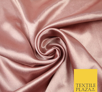 Premium Plain 2 Way Stretch Crepe Back Satin Fabric Material Dress Bridal 58"