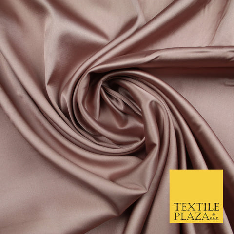 Dusty Mauve Fine Silky Smooth Liquid Sateen Satin Dress Fabric Drape Lining Material 7849