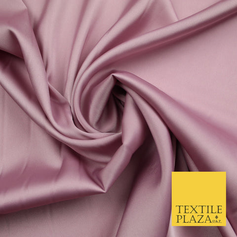 Lavender Pink Fine Silky Smooth Liquid Sateen Satin Dress Fabric Drape Lining Material 7850