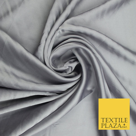 Light Mauve Grey Fine Silky Smooth Liquid Sateen Satin Dress Fabric Drape Lining Material 7811