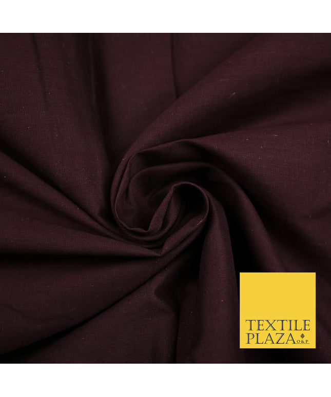 PLUM - Full Voile 100% COTTON RUBIA Fabric Turban Sikh Dastaar Pagh Patka 3M - 5M - 6M - 7M 8162