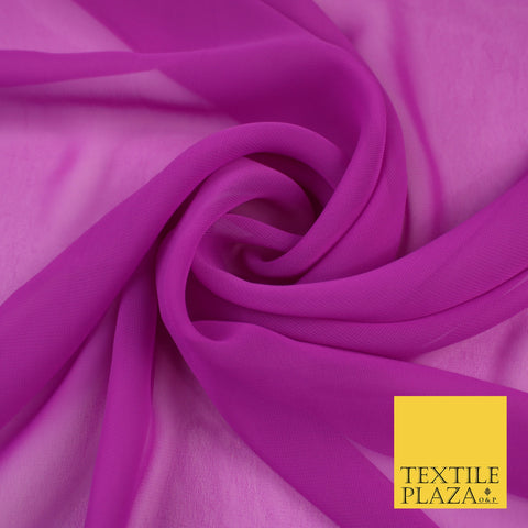 LIGHT PLUM Premium Plain Dyed Chiffon Fine Soft Georgette Sheer Dress Fabric 8320