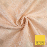 Diamond Feather Ornamental Textured Brocade Jacquard Waistcoat Dress Fabric