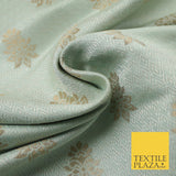 Intricate Floral Ornamental Textured Brocade Jacquard Waistcoat Dress Fabric