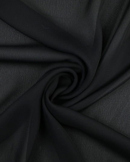 18 COLOURS - Premium Plain DOUBLE Georgette Chiffon Sheer Dress Polyester Fabric