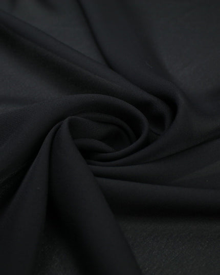 18 COLOURS - Premium Plain DOUBLE Georgette Chiffon Sheer Dress Polyester Fabric