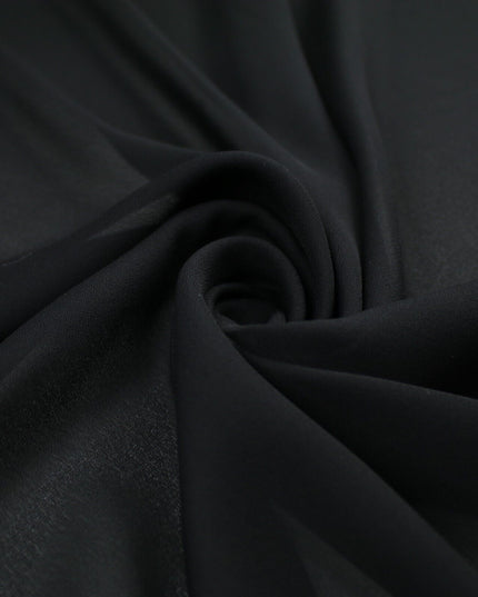 18 COLOURS - Premium Plain DOUBLE Georgette Chiffon Sheer Dress Polyester Fabric