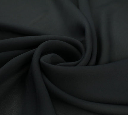 18 COLOURS - Premium Plain DOUBLE Georgette Chiffon Sheer Dress Polyester Fabric