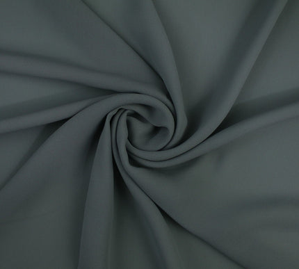 18 COLOURS - Premium Plain DOUBLE Georgette Chiffon Sheer Dress Polyester Fabric