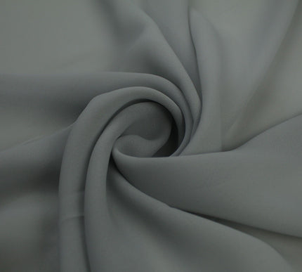 18 COLOURS - Premium Plain DOUBLE Georgette Chiffon Sheer Dress Polyester Fabric