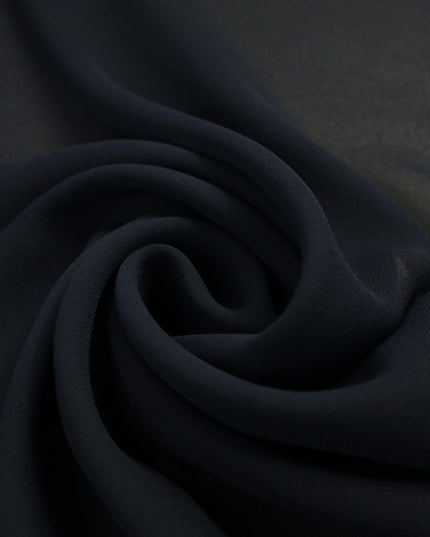 18 COLOURS - Premium Plain DOUBLE Georgette Chiffon Sheer Dress Polyester Fabric