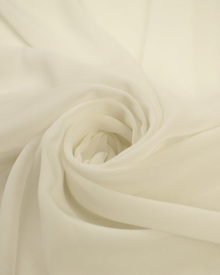 18 COLOURS - Premium Plain DOUBLE Georgette Chiffon Sheer Dress Polyester Fabric