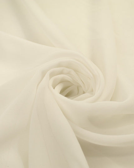 18 COLOURS - Premium Plain DOUBLE Georgette Chiffon Sheer Dress Polyester Fabric