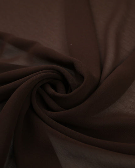 18 COLOURS - Premium Plain DOUBLE Georgette Chiffon Sheer Dress Polyester Fabric