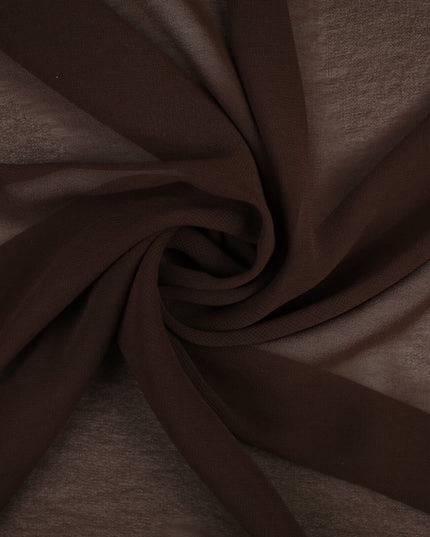 18 COLOURS - Premium Plain DOUBLE Georgette Chiffon Sheer Dress Polyester Fabric