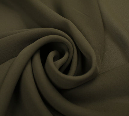 18 COLOURS - Premium Plain DOUBLE Georgette Chiffon Sheer Dress Polyester Fabric