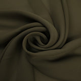 18 COLOURS - Premium Plain DOUBLE Georgette Chiffon Sheer Dress Polyester Fabric