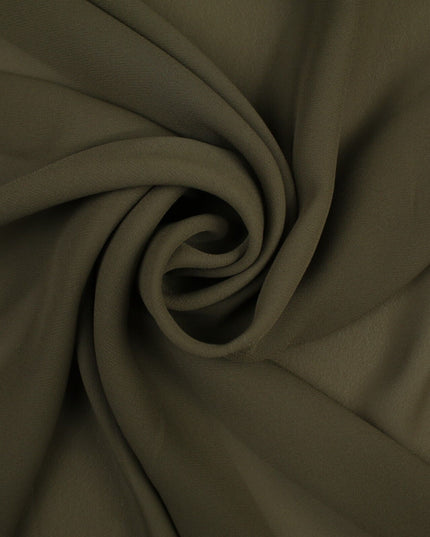 18 COLOURS - Premium Plain DOUBLE Georgette Chiffon Sheer Dress Polyester Fabric