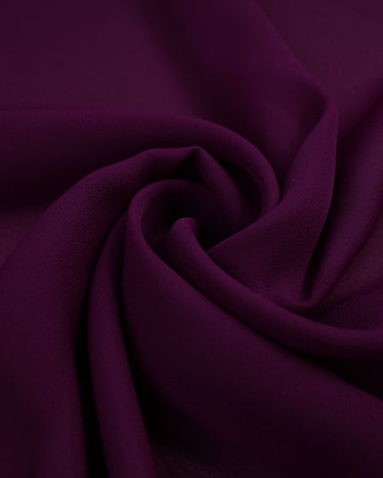 18 COLOURS - Premium Plain DOUBLE Georgette Chiffon Sheer Dress Polyester Fabric