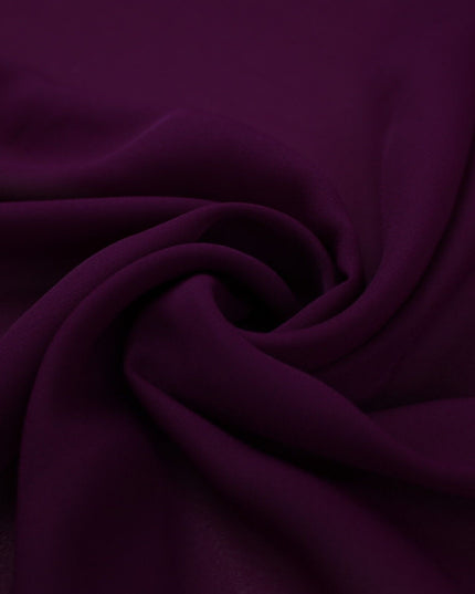 18 COLOURS - Premium Plain DOUBLE Georgette Chiffon Sheer Dress Polyester Fabric