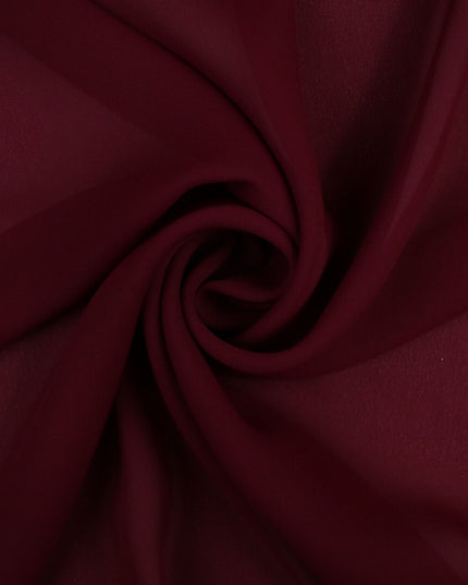 18 COLOURS - Premium Plain DOUBLE Georgette Chiffon Sheer Dress Polyester Fabric