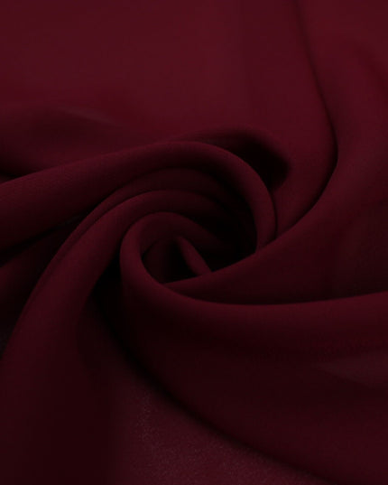 18 COLOURS - Premium Plain DOUBLE Georgette Chiffon Sheer Dress Polyester Fabric